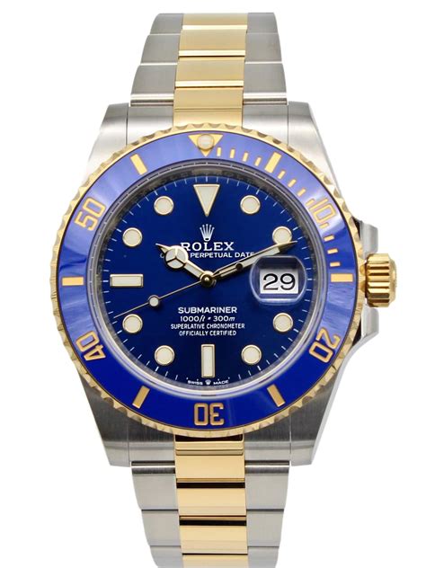 blue dail rolex|Rolex submariner with blue dial.